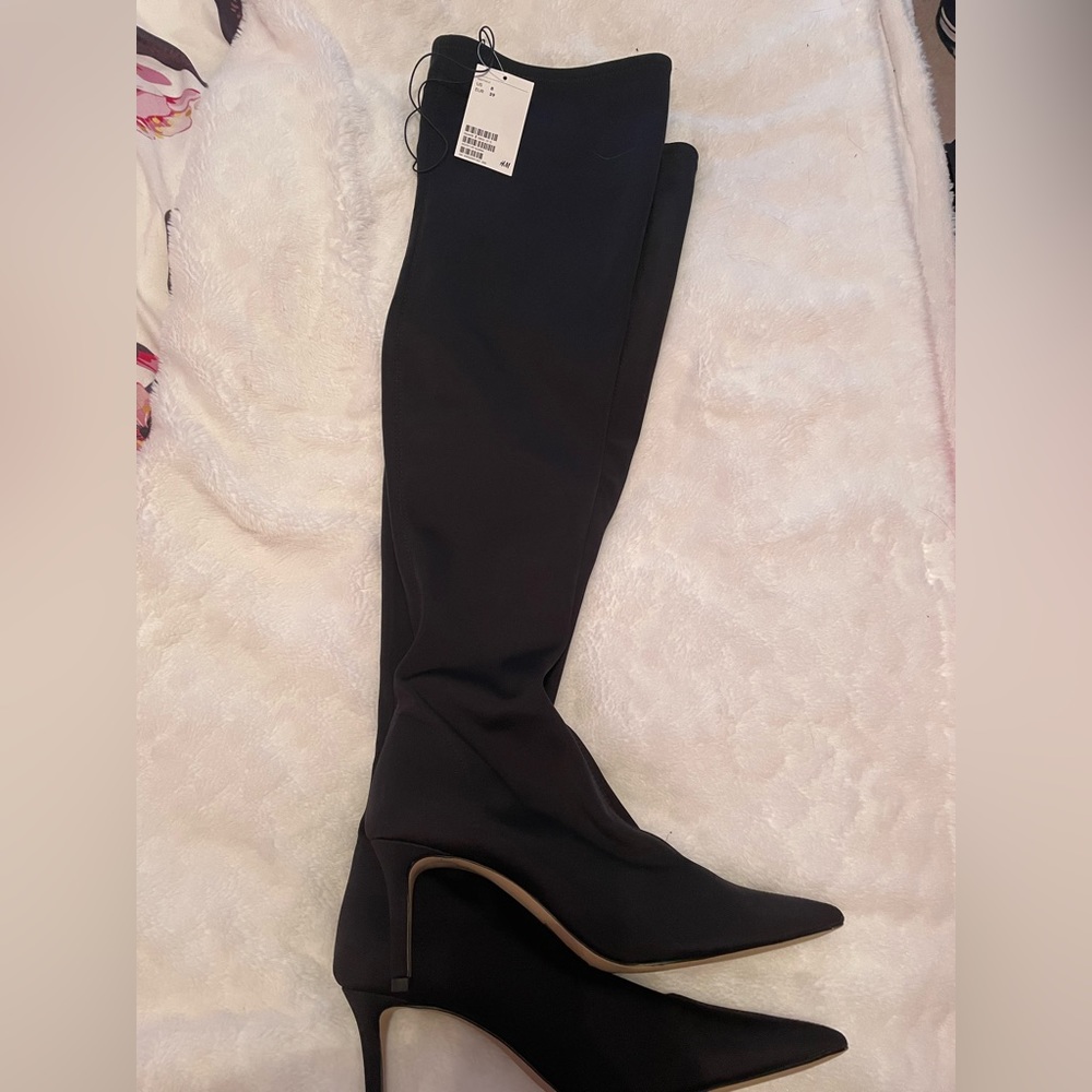 Woman’s Black High Heel Boots